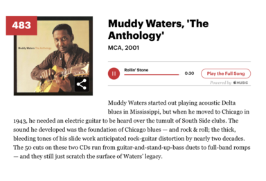 Muddy Waters, 'The Anthology'